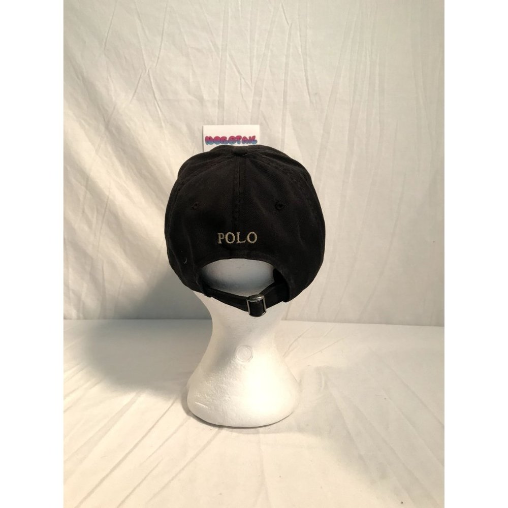 Polo Ralph Lauren Hat Mens One Size Adjustable Black - Picture 4 of 9